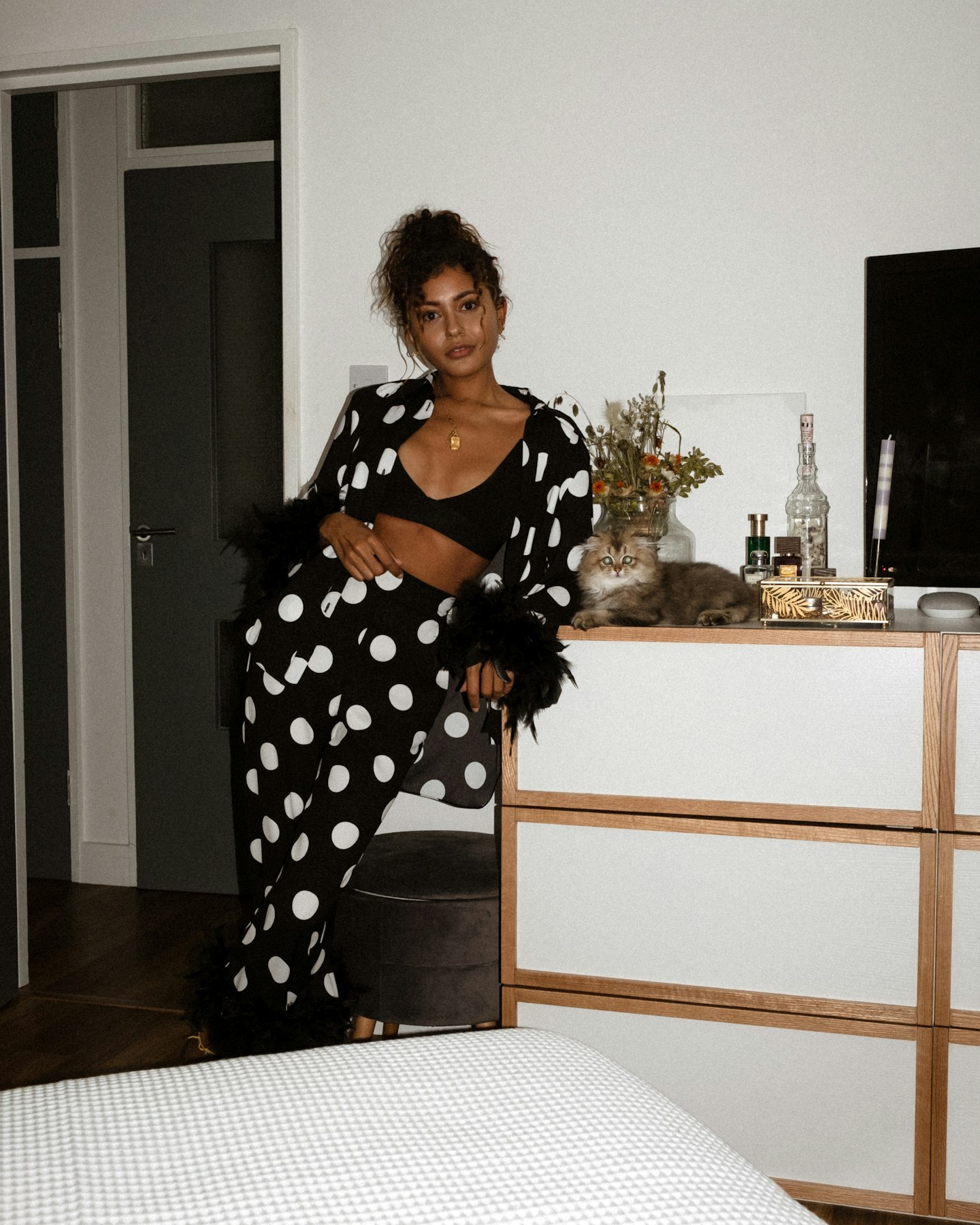 River island online polka dot pyjamas